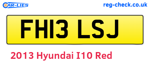 Red 2013 Hyundai I10 (FH13LSJ)
