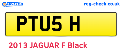 PTU5H are the vehicle registration plates.