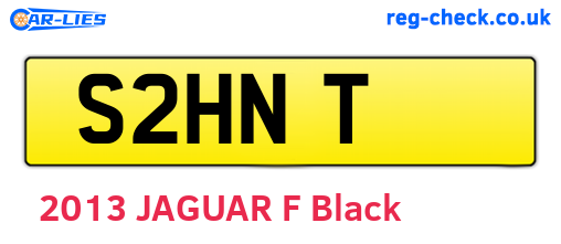 S2HNT are the vehicle registration plates.