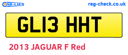 GL13HHT are the vehicle registration plates.