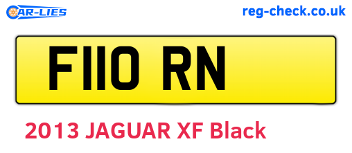 F11ORN are the vehicle registration plates.