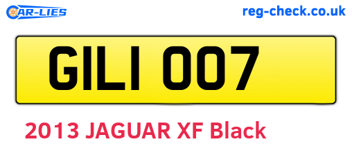 GIL1007 are the vehicle registration plates.