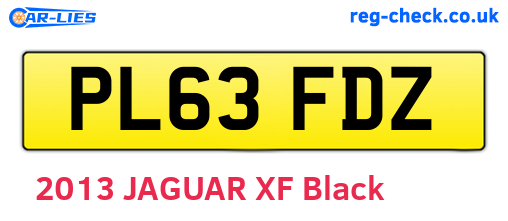 PL63FDZ are the vehicle registration plates.