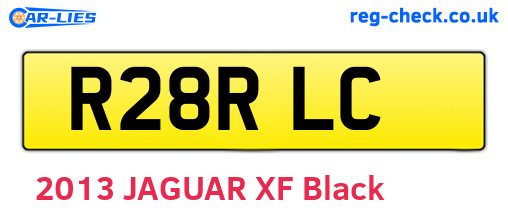 R28RLC are the vehicle registration plates.