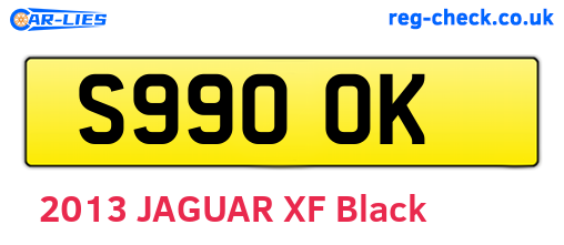 S99OOK are the vehicle registration plates.