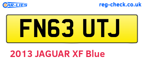 FN63UTJ are the vehicle registration plates.