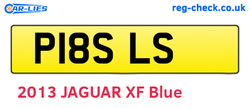 P18SLS are the vehicle registration plates.