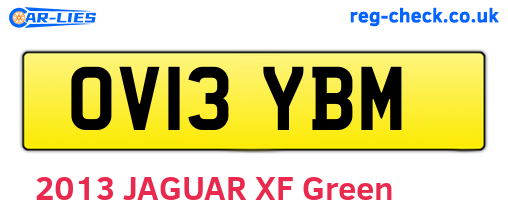 OV13YBM are the vehicle registration plates.