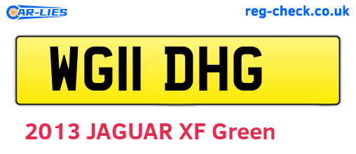 WG11DHG are the vehicle registration plates.