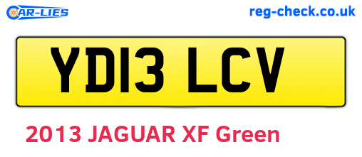 YD13LCV are the vehicle registration plates.