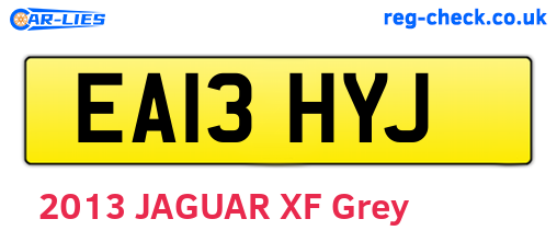 EA13HYJ are the vehicle registration plates.