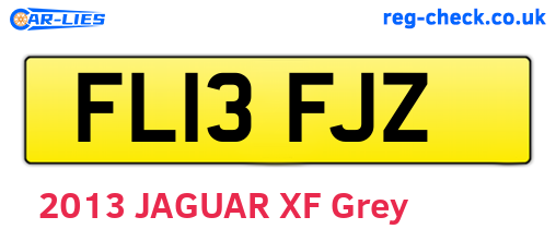 FL13FJZ are the vehicle registration plates.