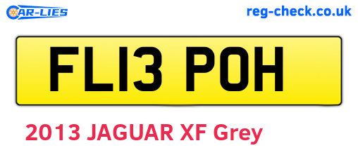 FL13POH are the vehicle registration plates.