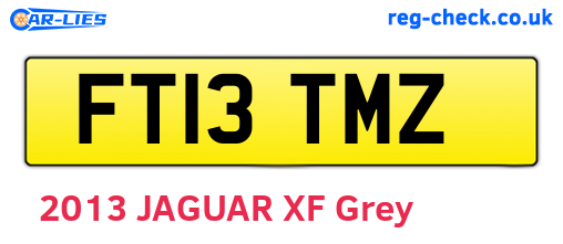 FT13TMZ are the vehicle registration plates.