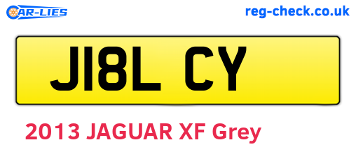 J18LCY are the vehicle registration plates.