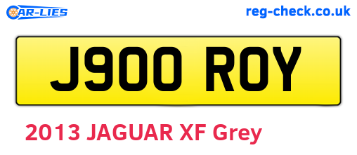 J900ROY are the vehicle registration plates.