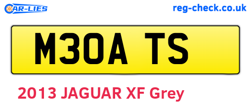 M30ATS are the vehicle registration plates.