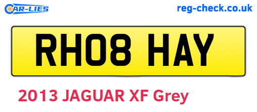 RH08HAY are the vehicle registration plates.