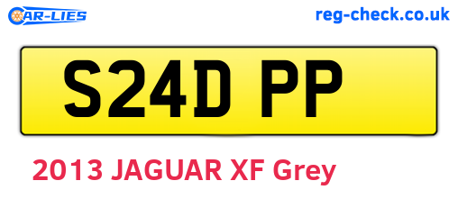 S24DPP are the vehicle registration plates.