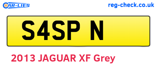 S4SPN are the vehicle registration plates.