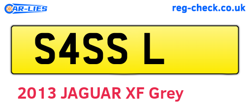 S4SSL are the vehicle registration plates.