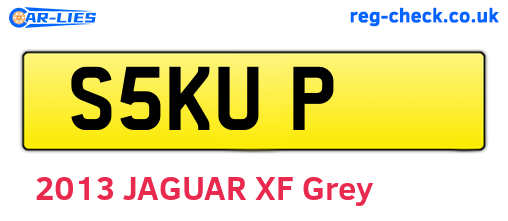 S5KUP are the vehicle registration plates.