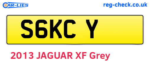 S6KCY are the vehicle registration plates.