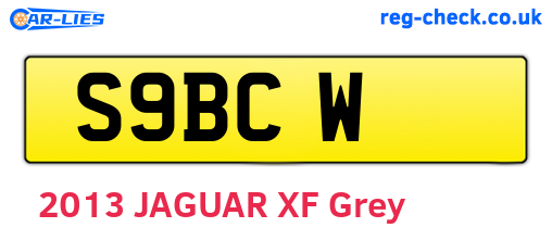 S9BCW are the vehicle registration plates.