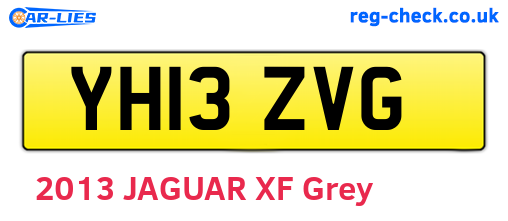 YH13ZVG are the vehicle registration plates.