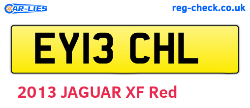 EY13CHL are the vehicle registration plates.