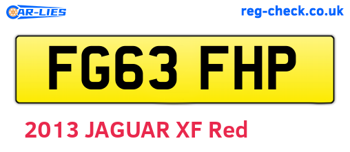 FG63FHP are the vehicle registration plates.
