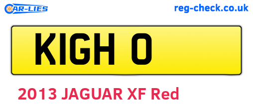 K1GHO are the vehicle registration plates.