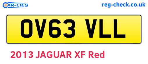 OV63VLL are the vehicle registration plates.