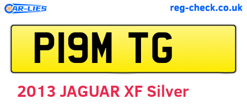 P19MTG are the vehicle registration plates.