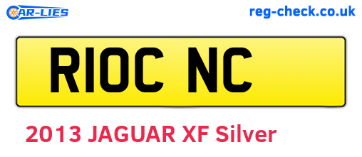 R10CNC are the vehicle registration plates.