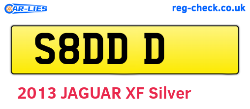 S8DDD are the vehicle registration plates.