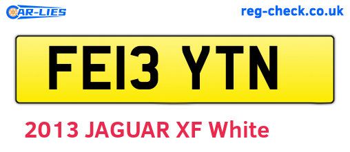 FE13YTN are the vehicle registration plates.
