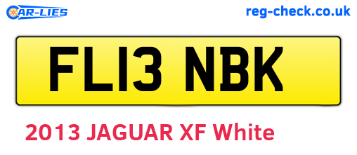 FL13NBK are the vehicle registration plates.