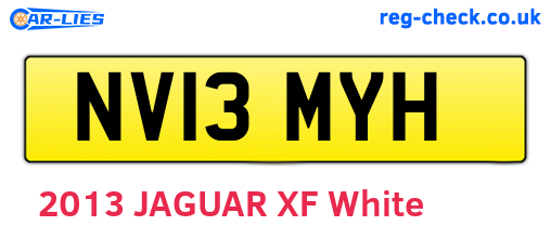 NV13MYH are the vehicle registration plates.