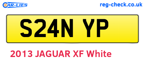 S24NYP are the vehicle registration plates.