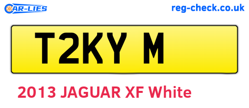 T2KYM are the vehicle registration plates.