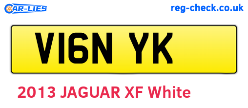 V16NYK are the vehicle registration plates.