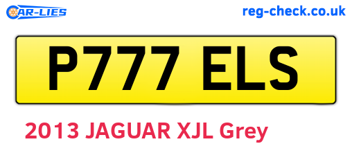 P777ELS are the vehicle registration plates.