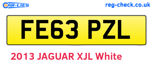 FE63PZL are the vehicle registration plates.