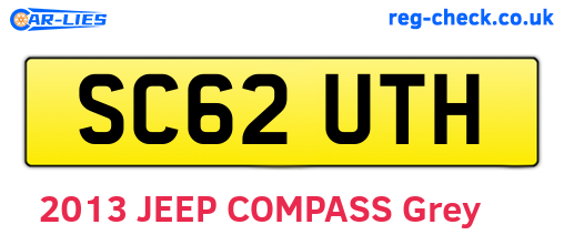 SC62UTH are the vehicle registration plates.