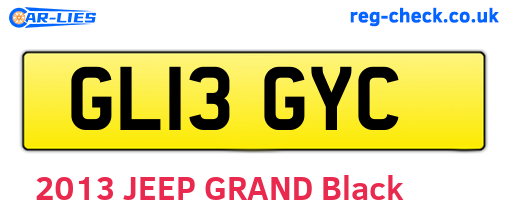 GL13GYC are the vehicle registration plates.