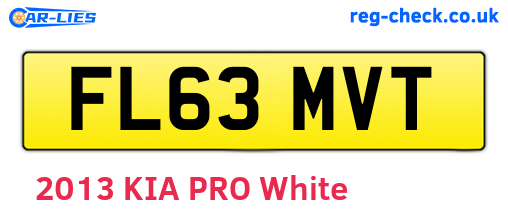 FL63MVT are the vehicle registration plates.