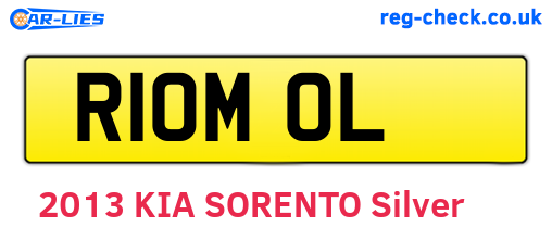 R10MOL are the vehicle registration plates.