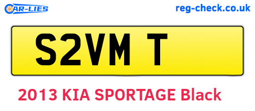 S2VMT are the vehicle registration plates.