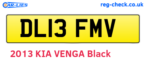 DL13FMV are the vehicle registration plates.